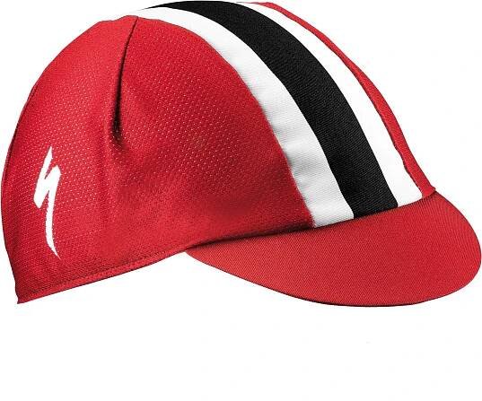 Cyklistická čepice Specialized Cycling Cap Light - red/white/black