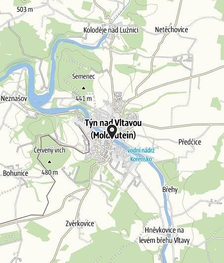 Mapa / Týn nad Vltavou
