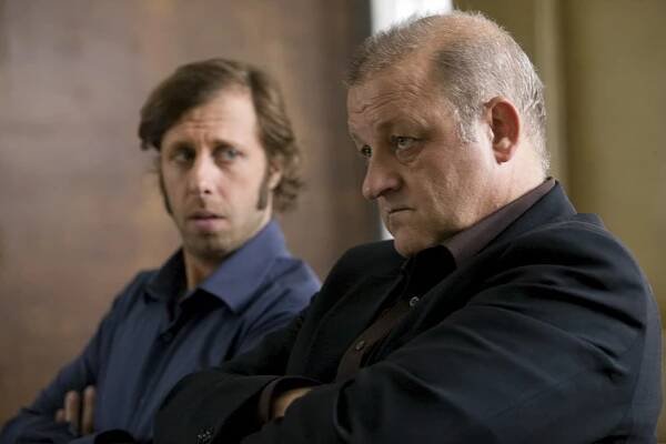 Wilsberg - Filmriss - Z filmu - Oliver Korittke, Leonard Lansink