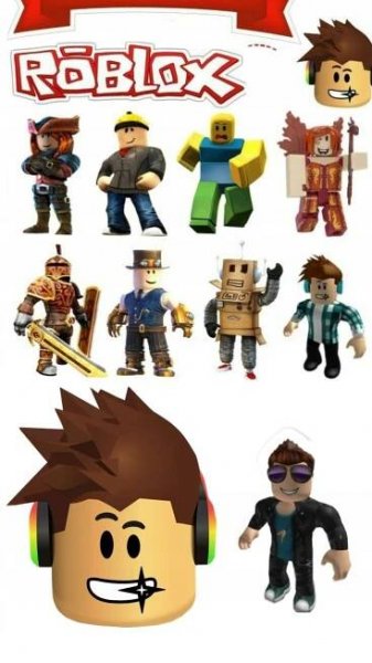 OPLATEK NA DORT Výtisk Jedlý ROBLOX HRA MAN FACE MEM + JMÉNO BONUS 1