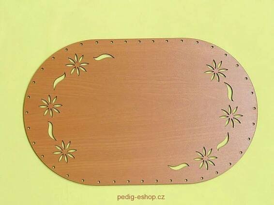 Dno 30x19cm - kytičky ( dekor třešeň ) 
