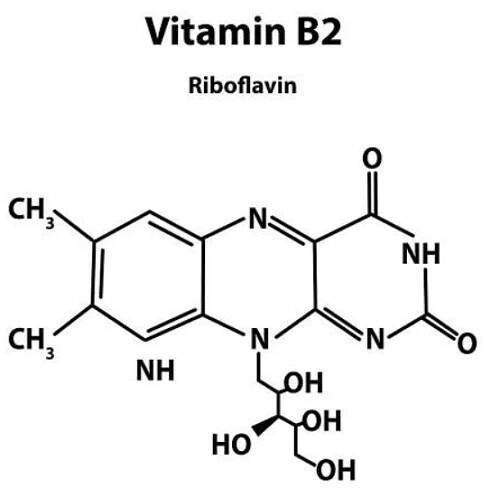 riboflavin vzorec