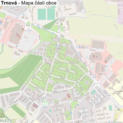 Trnová - mapy | Kurzy.cz