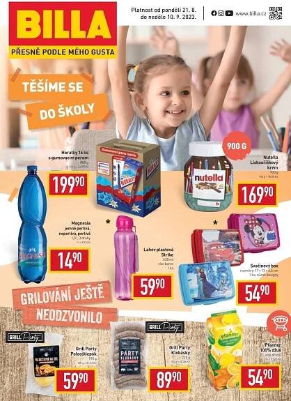 Akční leták Billa