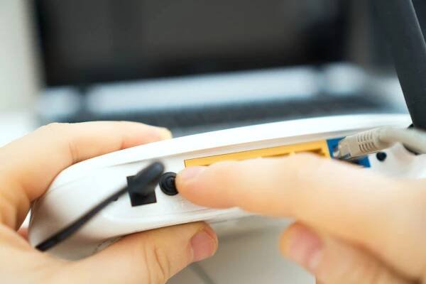 Router with WPS button