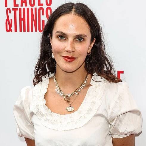 Jessica Brown Findlay's daring red second wedding dress revealed