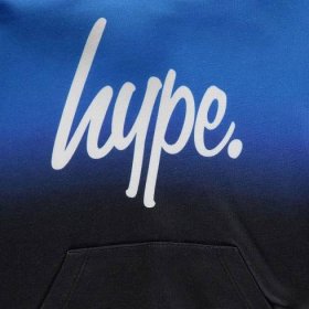 Hype | Blue Fade Kids Pullover Hoodie | Blue/Black | SportsDirect.com