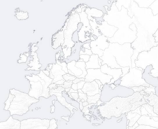 Mapy Evropy - 12 map ke stažení zdarma