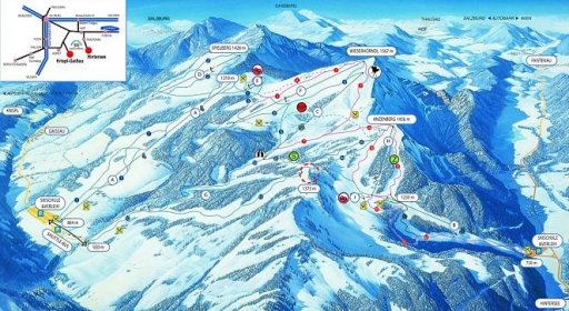 Gaissau Hintersee - mapa sjezdovek