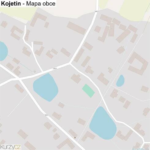 Kojetín - mapy | Kurzy.cz