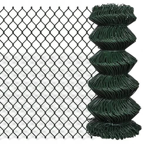 Petrashop Drátěné pletivo ocel 0,8 x 15 m zelené Zelená 140343