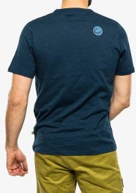 Bavlněné tričko pánské Edelrid Me Highball T-Shirt IV - blueberry