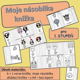 Knížka - moje násobilka - Matematika | UčiteléUčitelům.cz