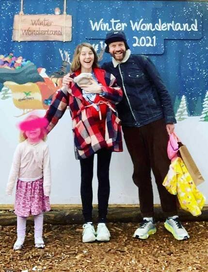 Gemma Whelan and Gerry Howell with kids