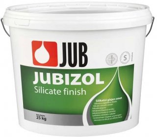 Jub Jubizol Silicate finish S 1,5 bílá 25 kg * Silikátová hlazená omítka. 1