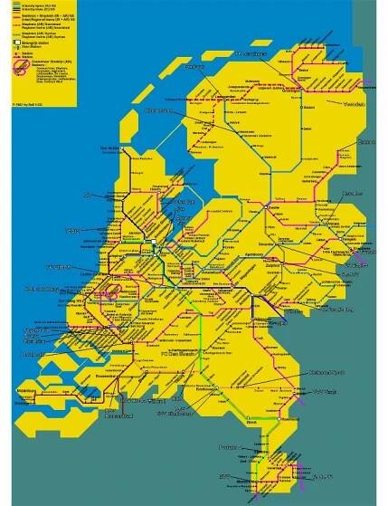 Maps of Netherlands | Collection of maps of Holland | Europe | Mapsland | Maps of the World