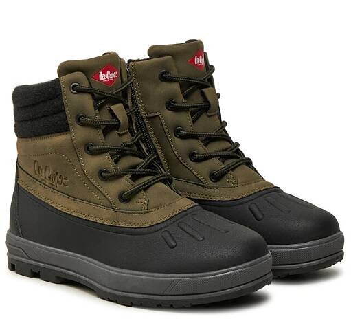 Kotníková obuv Lee Cooper LCJ-24-01-2967L Khaki