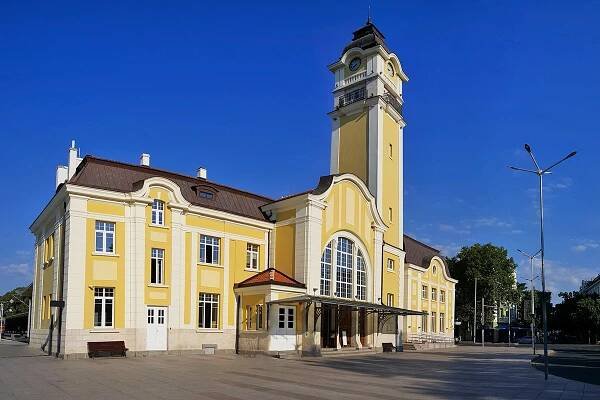 vlakové nádraží ve městě Burgas