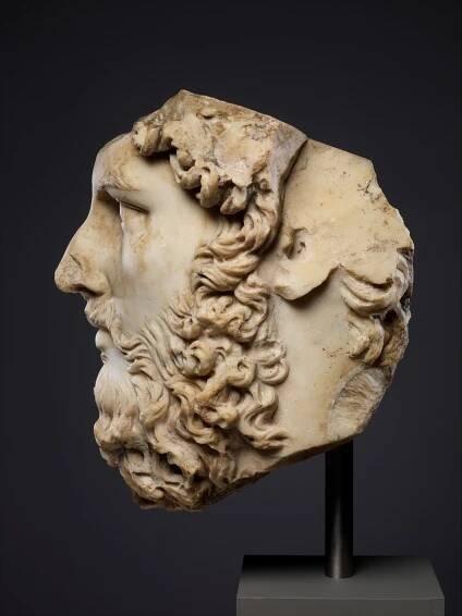 Marble portrait of the co-emperor Lucius Verus - Roman - Mid-Imperial, Antonine - The Metropolitan Museum of Art