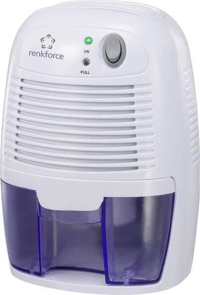 Renkforce HD-68W odvlhčovač vzduchu, HD-68W, 20 m2, 0.011 l/h, bílá, modrá