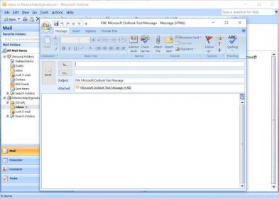 Jak přeposlat e-mail jako přílohu v aplikaci Outlook 7