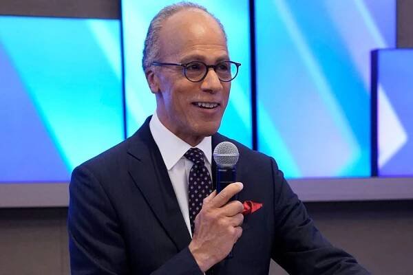 Lester Holt Abandoned His Speech at NBC Party to Cover Historic Trump Indictment: 'They Thought I Was Joking'