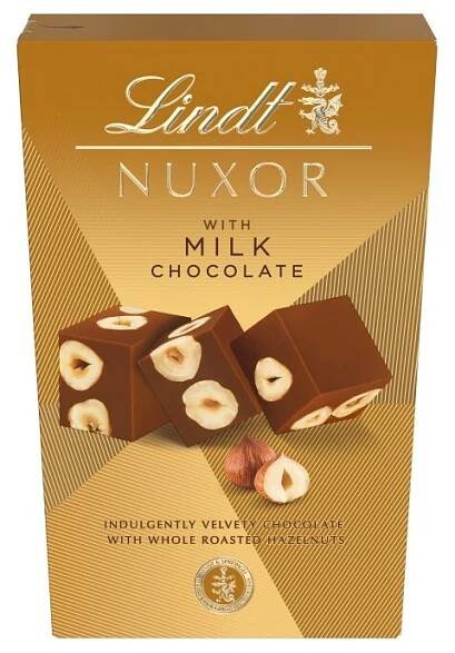 Lindt Nuxor mléčná čokoláda s oříšky
