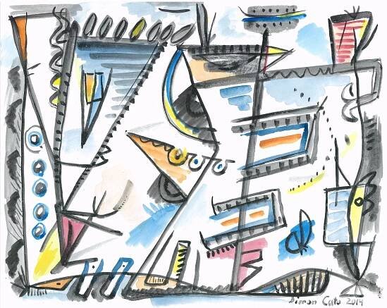 Gouache | Simon Cato Spang-Hanssen 
