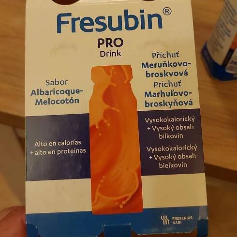 PRO Drink Meruňkovo Broskvová příchuť Fresubin