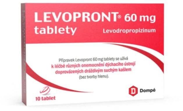 Tablety proti kašli Levopront Dompe Farmaceutici levně | Kupi.cz