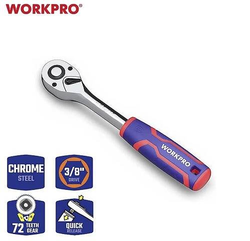 WorkPro WP271011 ráčna 3/8" 203 mm