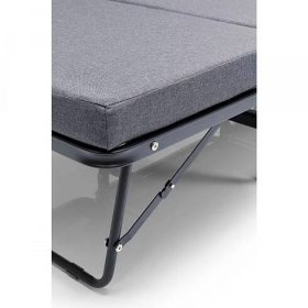 Rozkládací lavice Bree - šedá, 76(+121)x76cm | KARE Design