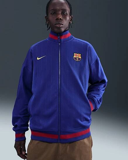 Pánská domácí fotbalová reprezentační bunda Nike Dri-FIT FC Barcelona Academy