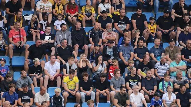 FC Zlín - 1. FC Slovácko 1:1 (fanoušci, 2. kolo, červenec 2025)
