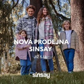 Nová prodejna Sinsay- Již brzy v NC OAZA!