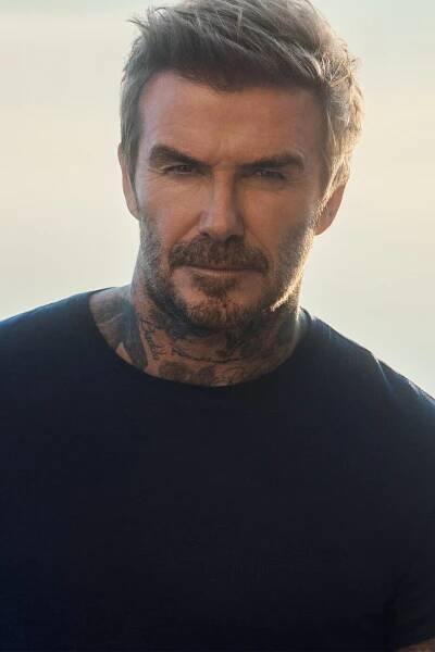 Plátěné tričko BOSS BECKHAM X BOSS pánské, tmavomodrá barva, 50552243