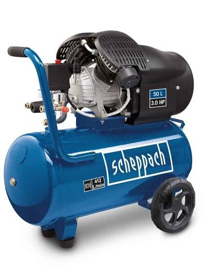 Dvoupístový olejový kompresor 50 l Scheppach HC 52 dc