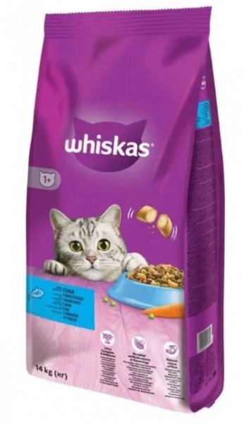 Whiskas Dry s tuňákem 14kg
