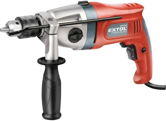 EXTOL PREMIUM vrtačka s příklepem, 1100W ⇒ 2 390 Kč - Vrtačky