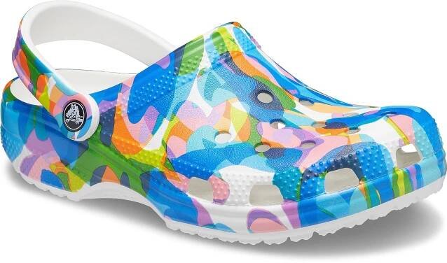 boty Crocs Classic Buble Block Clog - White/Multi