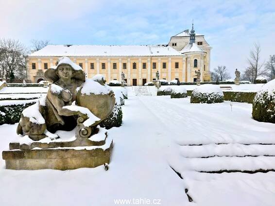 Lysá nad Labem v zimě
