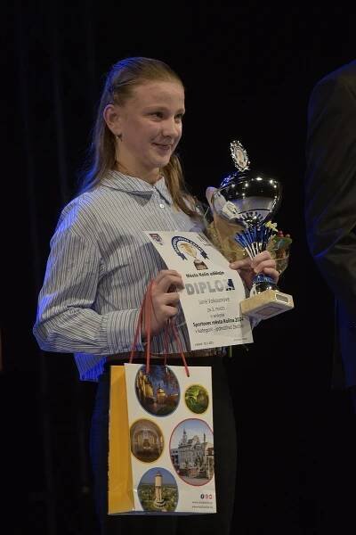 Nejlepší sportovkyní města Kolín pro rok 2024 se stala atletka Lenka Novotná