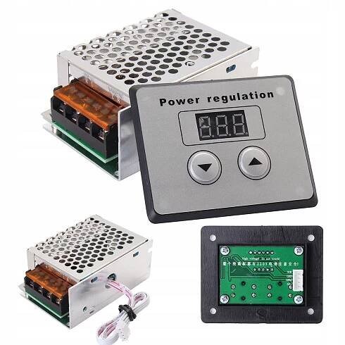 REGULÁTOR OTÁČEK VÝKONU MOTORU 4000 W 230 V PRO ELEKTRICKÁ ZAŘÍZENÍ