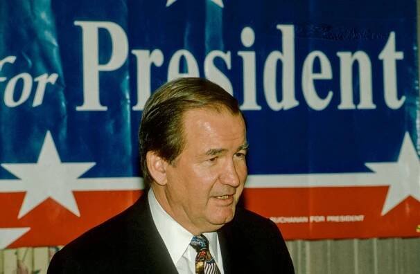 Pat Buchanan Talks With Press