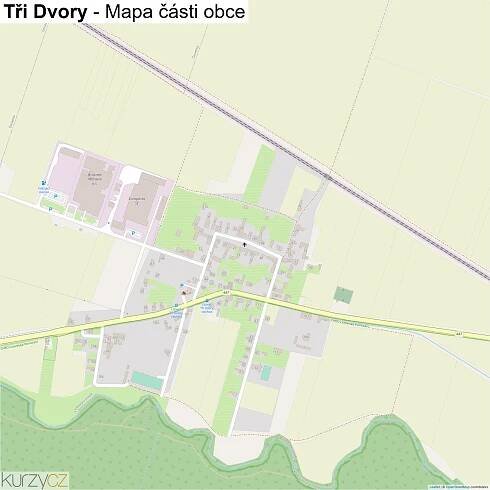 Tři Dvory - mapy | Kurzy.cz