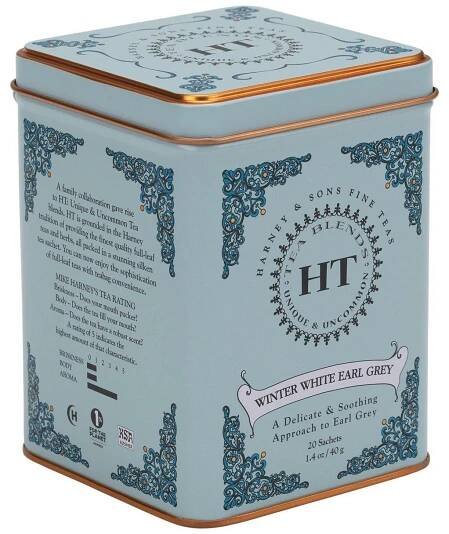 Harney & Sons HT Winter White Earl Grey Tea (20 Sachets)