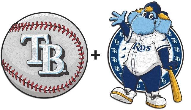 2 PACK Tampa Bay Rays™ Baseball + Mascot