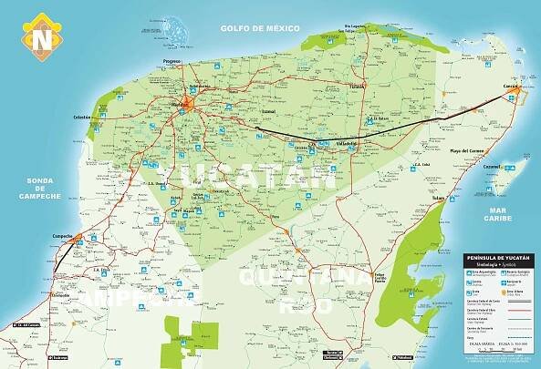 Directions to Merida, Yucatan, Mexico