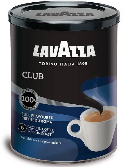 Lavazza Club 100% Arabika mletá 250 g