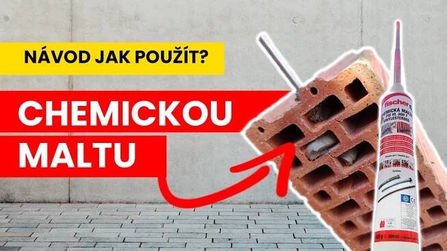 Jak ukotvit chemickou maltu do duté cihly?